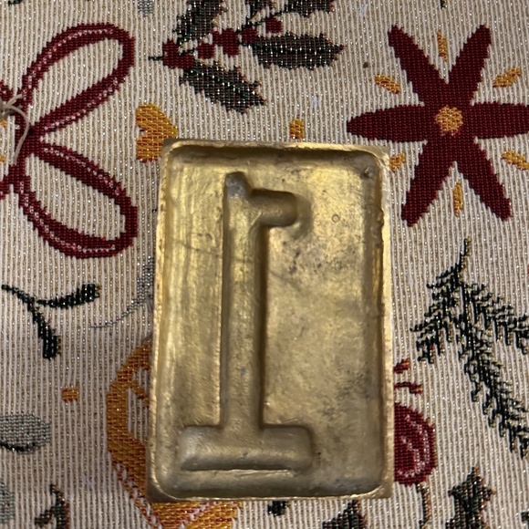 ⚾ VINTAGE Solid Brass Baseball Glove Ball Holder & No. 1 Plaque Desk Trophy Set - Picture 3 of 13